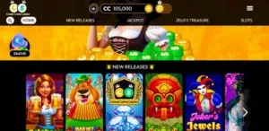 Crown Coins Casino - Banner with new game releases.